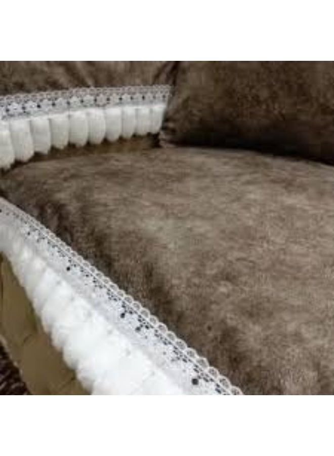 Cover Protector, Quilted Sectional Couch Slipcover, Cafe 10Piece Set - Image 1